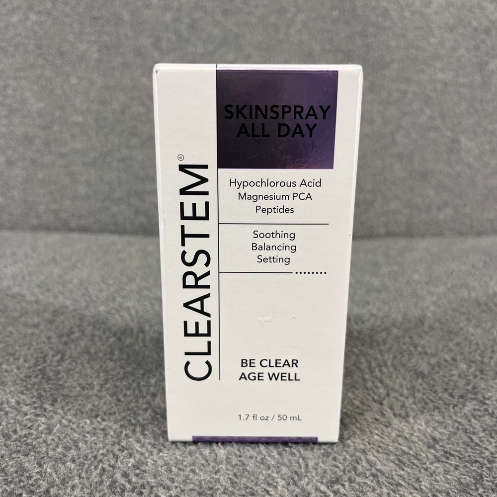CLEARSTEM SkinSpray All Day Unisex 1.7 oz Purple Hypochlorous Acid Peptide Mist